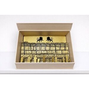 Hanukkah Western Wailing Wall Menorah Kotel Stones Of Prayer & Tears Keepsake